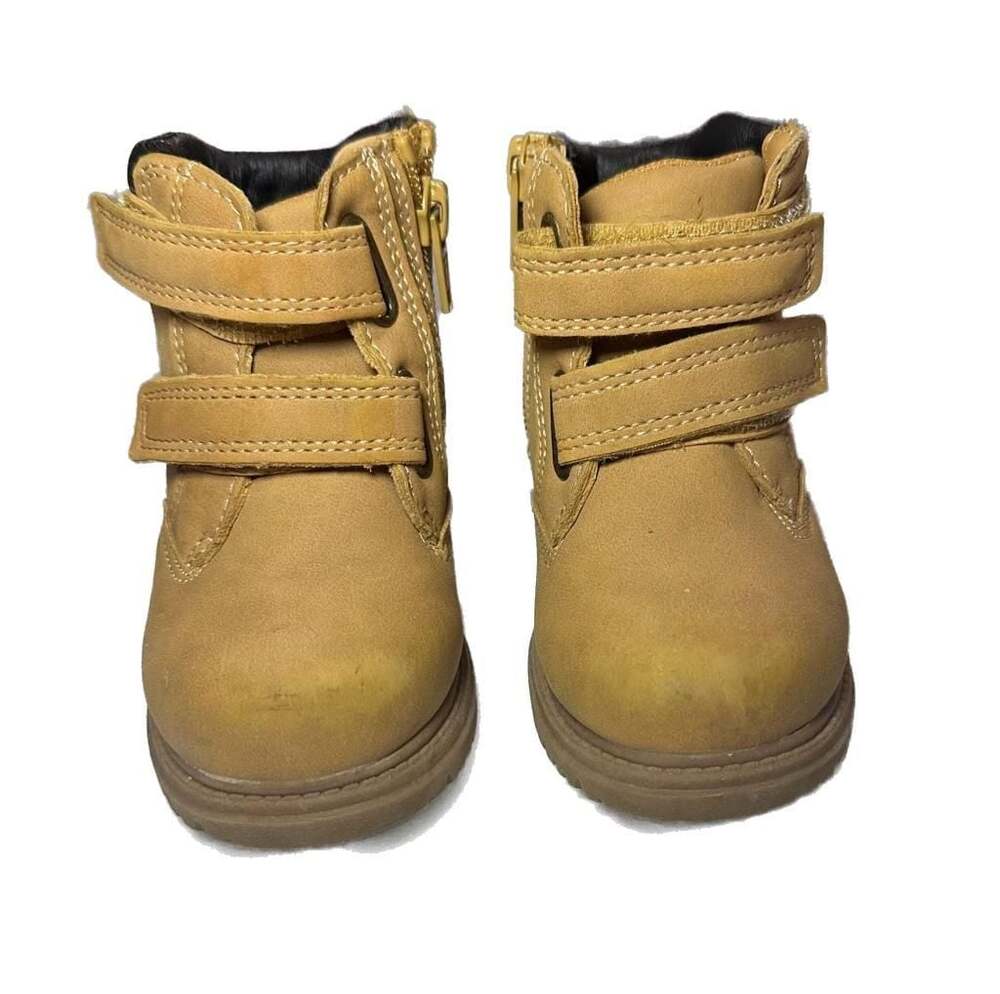Wonder Nation Toddler Boys Tucker Boots Wheat Ankle Boots Size 5 - Picture 2 of 4